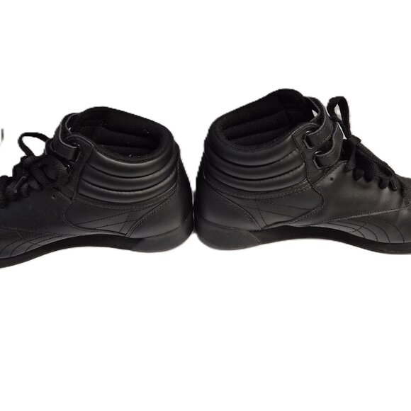 Reebok High-Top Trainers – Black – US 7.5 – Retro Streetwear Normcore Monochrome - Picture 3 of 7